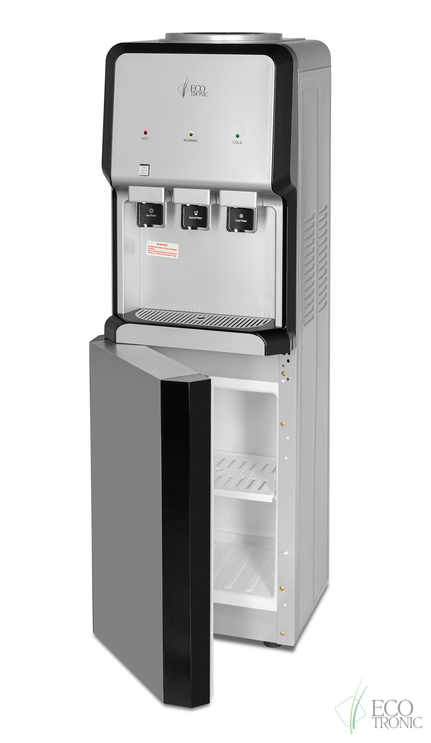 Кулер Ecotronic V33-LCE silver-black