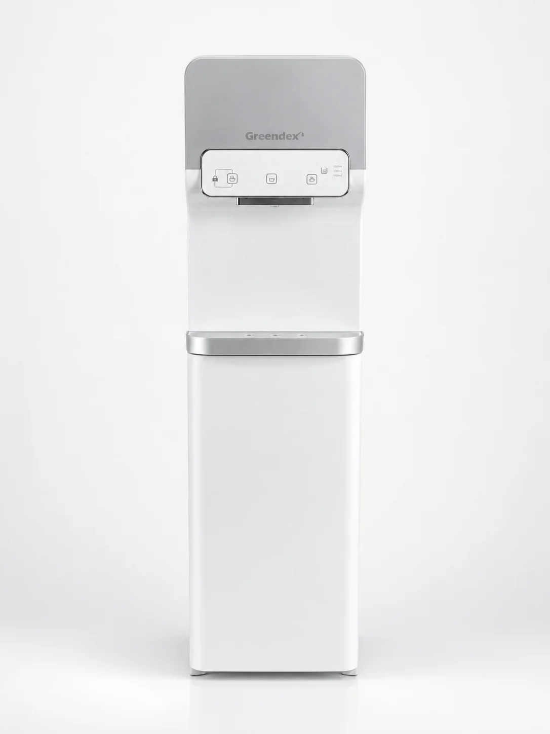 Кулер для воды Greendex White Silver Pro