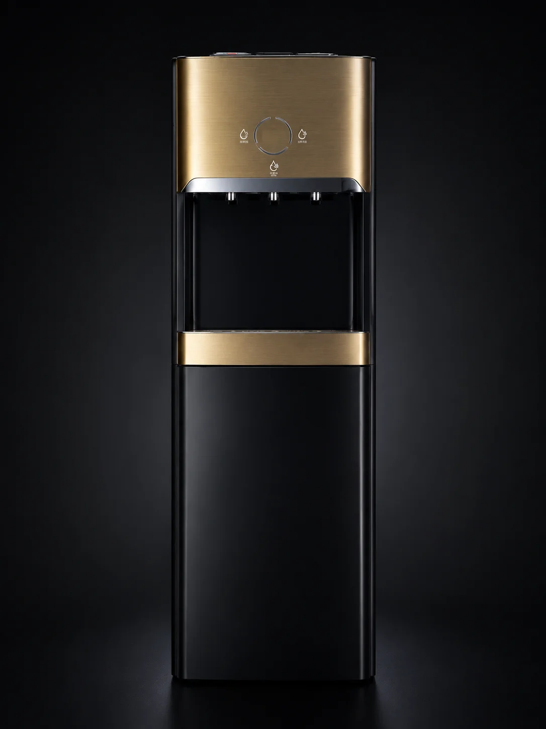 Кулер для воды Greendex Trio Gold-Black
