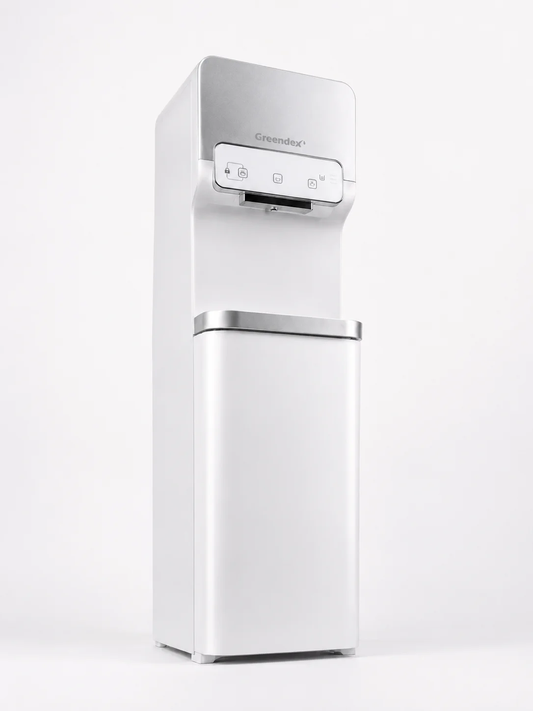 Кулер для воды Greendex White Silver Pro