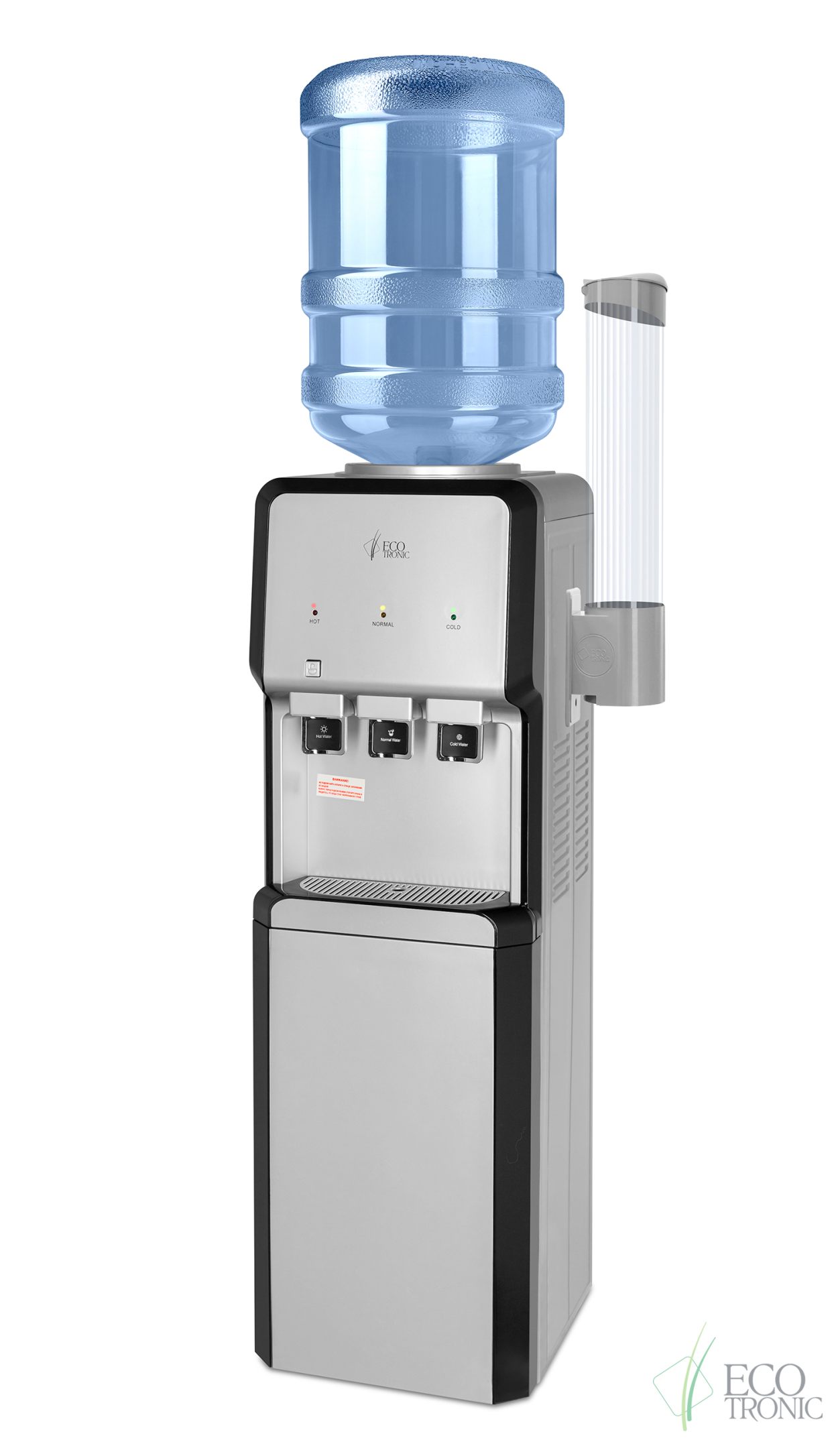 Кулер Ecotronic V33-LCE silver-black